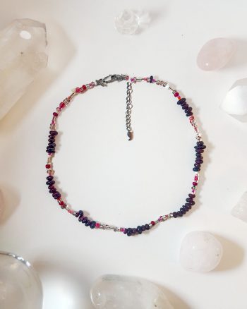 Crimson Spark Necklace