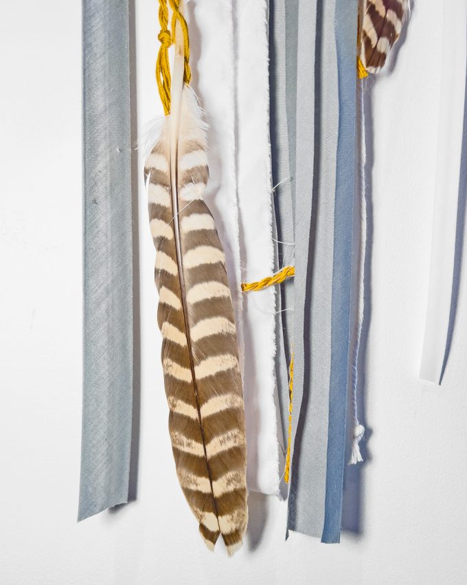 Handmade Dreamcatcher – 86cm Diameter with Gyr/Saker Falcon Feathers
